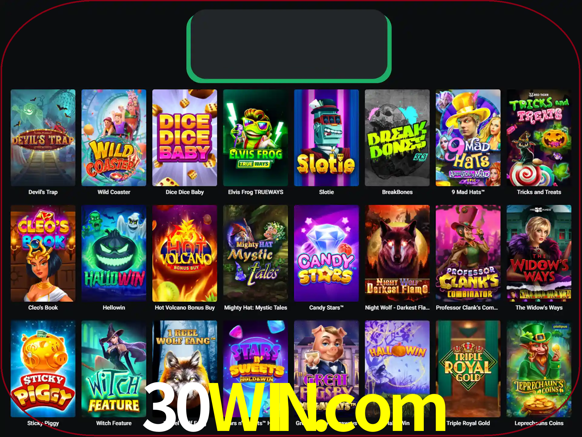 Procure por seus amados jogos de slot.